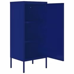vidaXL Storage Cabinet Navy Blue Steel Home Cupboard Bookcase Book Cabinet - Additional view 6