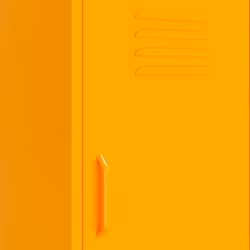 vidaXL Storage Cabinet Mustard Yellow Steel Cupboard Bookcase Book Cabinet