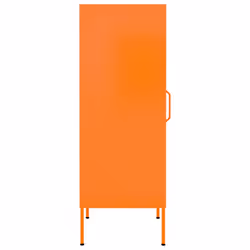 vidaXL Storage Cabinet Orange Steel Sideboard Cupboard Bookcase Book Cabinet - Additional view 4