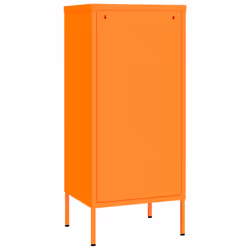 vidaXL Storage Cabinet Orange Steel Sideboard Cupboard Bookcase Book Cabinet - Additional view 5