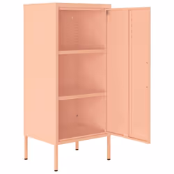vidaXL Storage Cabinet Pink Steel Sideboard Cupboard Bookcase Book Cabinet - Additional view 5
