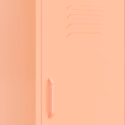 vidaXL Storage Cabinet Pink Steel Sideboard Cupboard Bookcase Book Cabinet - Additional view 6