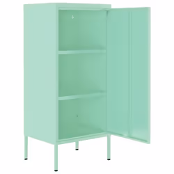 vidaXL Storage Cabinet Steel Sideboard Bookcase Book Cabinet Multi Colours - mint - Additional view 5