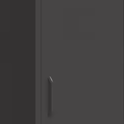 vidaXL Storage Cabinet Steel Sideboard Bookcase Book Cabinet Multi Colours - anthracite - Additional view 6