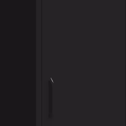 vidaXL Storage Cabinet Black Steel Sideboard Cupboard Bookcase Book Cabinet - Additional view 6