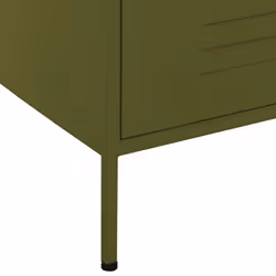 vidaXL Chest of Drawers Olive Green Steel Home Storage Side Cabinet Sideboard - Additional view 6