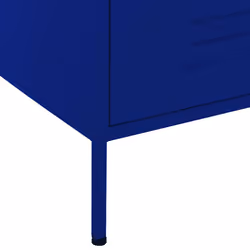 vidaXL Chest of Drawers Navy Blue Steel Home Storage Side Cabinet Sideboard - Additional view 6