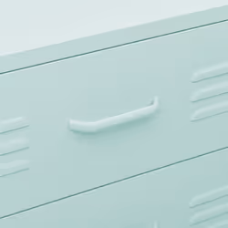 vidaXL Chest of Drawers Mint Steel Living Room Sideboard Side Storage Cabinet - Additional view 6