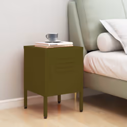 VidaXL 336207 nightstand/bedside table Olive