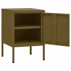 VidaXL 336207 nightstand/bedside table Olive - Additional view 4