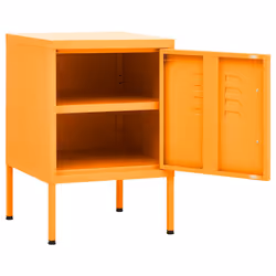 VidaXL 336209 nightstand/bedside table Yellow - Additional view 4
