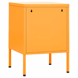 VidaXL 336209 nightstand/bedside table Yellow - Additional view 5