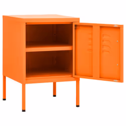 VidaXL 336210 nightstand/bedside table Orange - Additional view 4