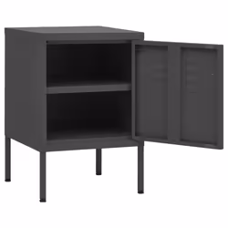 VidaXL 336213 nightstand/bedside table Anthracite - Additional view 4