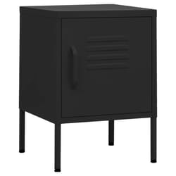 VidaXL 336214 nightstand/bedside table Black