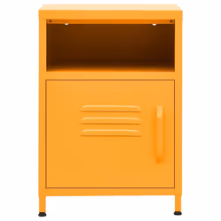 VidaXL 336218 nightstand/bedside table Yellow
