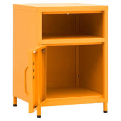 VidaXL 336218 nightstand/bedside table Yellow - Additional view 6