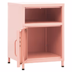 VidaXL 336220 nightstand/bedside table Pink - Additional view 6