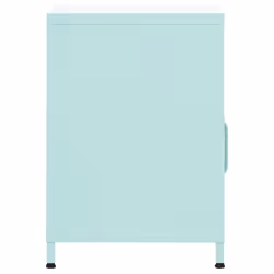 vidaXL Nightstand Mint Steel Home Bedroom Bedside Bed Side Storage Cabinet - Additional view 3