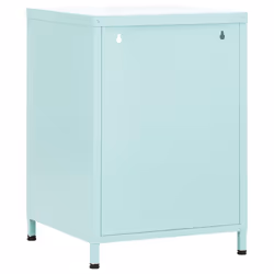 vidaXL Nightstand Mint Steel Home Bedroom Bedside Bed Side Storage Cabinet - Additional view 4