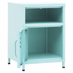 vidaXL Nightstand Mint Steel Home Bedroom Bedside Bed Side Storage Cabinet - Additional view 5