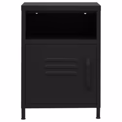 VidaXL 336223 nightstand/bedside table Black