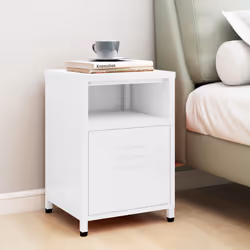 VidaXL 336224 nightstand/bedside table White