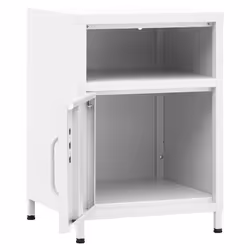 VidaXL 336224 nightstand/bedside table White - Additional view 5