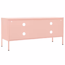 vidaXL TV Cabinet Pink Steel TV Stands Unit Stereo Hifi Cabinet Media Unit - Additional view 6