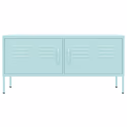 vidaXL TV Cabinet Mint Steel TV Stands Unit Stereo Hifi Cabinet Media Unit - Additional view 4