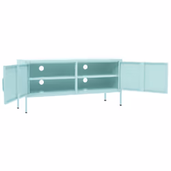 vidaXL TV Cabinet Mint Steel TV Stands Unit Stereo Hifi Cabinet Media Unit - Additional view 7