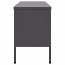 vidaXL TV Cabinet Anthracite Steel Stereo Hifi Cabinet Media Unit TV Stands - Additional view 4