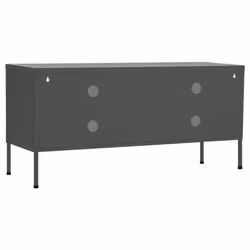 vidaXL TV Cabinet Anthracite Steel Stereo Hifi Cabinet Media Unit TV Stands - Additional view 5