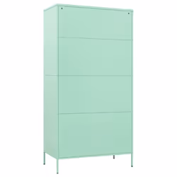 VidaXL 336248 bedroom wardrobe/closet 4 shelves 2 door(s) Green - Additional view 5