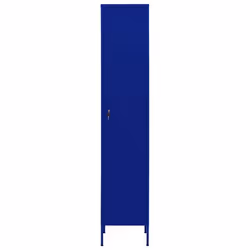 vidaXL Locker Cabinet Navy Blue Steel Storage Office Home Cabinet Organiser