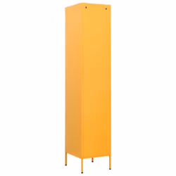 vidaXL Locker Cabinet Mustard Yellow Steel Storage Office Home Cabinet Organiser - Additional view 4
