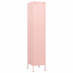 vidaXL Locker Cabinet Pink Steel Storage Office Furniture Cabinet Organiser - Additional view 4