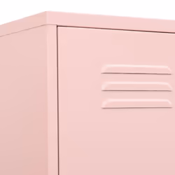 vidaXL Locker Cabinet Pink Steel Storage Office Furniture Cabinet Organiser - Additional view 6