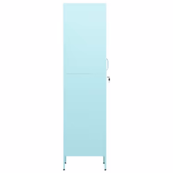 vidaXL Locker Cabinet Mint Steel Storage Office Furniture Cabinet Organiser