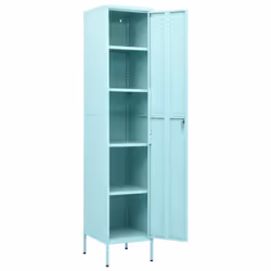 vidaXL Locker Cabinet Mint Steel Storage Office Furniture Cabinet Organiser - Additional view 5