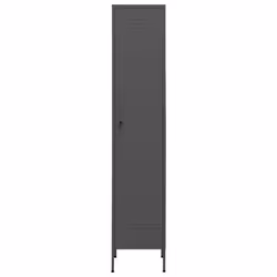 vidaXL Locker Cabinet Anthracite Steel Storage Office Home Cabinet Organiser