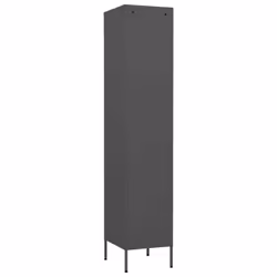 vidaXL Locker Cabinet Anthracite Steel Storage Office Home Cabinet Organiser - Additional view 4