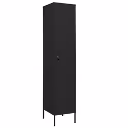 vidaXL Locker Cabinet Black Steel Storage Office Furniture Cabinet Organiser - Additional view 8