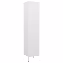 vidaXL Locker Cabinet White Steel Storage Office Furniture Cabinet Organiser - Additional view 4