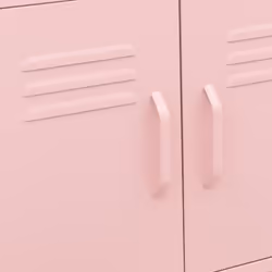 vidaXL Storage Cabinet Pink Steel Home Sideboard Cupboard Display Cabinet - Additional view 6