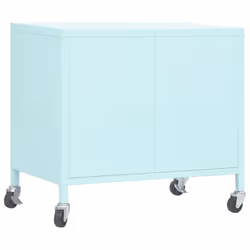 vidaXL Storage Cabinet Mint Steel Home Sideboard Cupboard Display Cabinet - Additional view 5