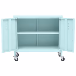vidaXL Storage Cabinet Mint Steel Home Sideboard Cupboard Display Cabinet - Additional view 6