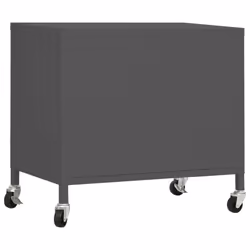 vidaXL Storage Cabinet Anthracite Steel Sideboard Cupboard Display Cabinet - Additional view 4