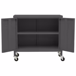 vidaXL Storage Cabinet Anthracite Steel Sideboard Cupboard Display Cabinet - Additional view 5