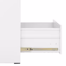 vidaXL Filing Cabinet White Steel Office Storage File Drawer Document Cabinet - Additional view 6